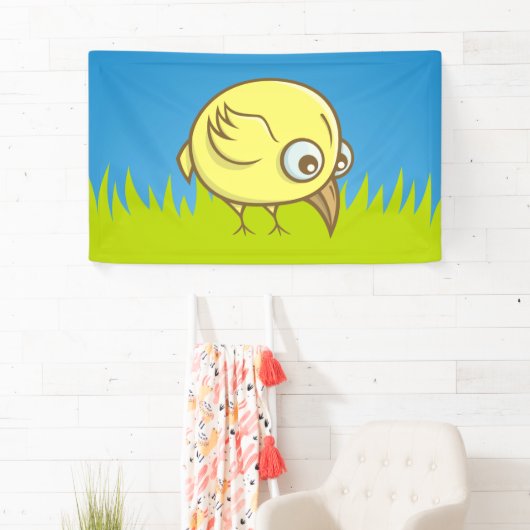 Gelber Cartoon Banner (Insitu)