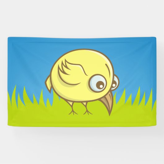 Gelber Cartoon Banner (Horizontal)