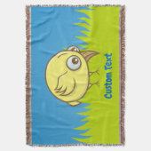 Gelber Cartoon Decke (Vorderseite Vertikal)