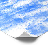 Gelber Cartoon Ducky Poster (Ecke)