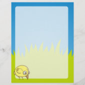 Gelber Cartoon Flyer (Vorne)