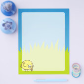 Gelber Cartoon Flyer (Einzeln)