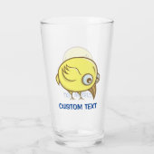 Gelber Cartoon Glas (Rückseite)