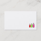 Gelber Cartoon Labrador-Studenten-3 Visitenkarte (Rückseite)