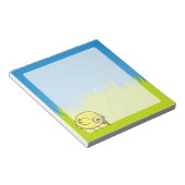 Gelber Cartoon Notizblock (angewinkelt)
