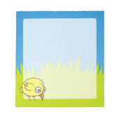 Gelber Cartoon Notizblock (Vorderseite)