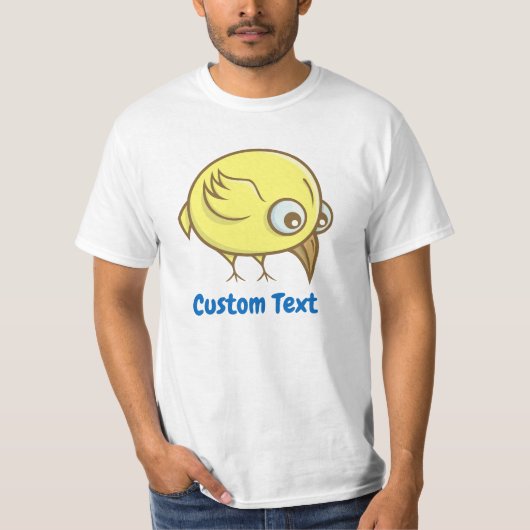 Gelber Cartoon T - Shirt (Vorderseite)