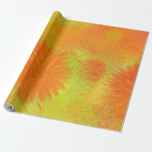 Gelber Chardon Geschenkpapier