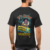 Gelber Chevy Camaro SS schwarzer T - Shirt (Rückseite)