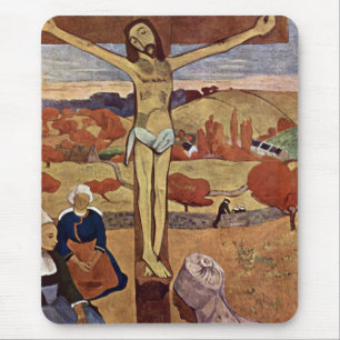 Gelber Christus von Paul Gauguin, Vintage Fine Art Mousepad