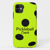 Gelber Coach für Pickleball Case-Mate iPhone Hülle (Rückseite)