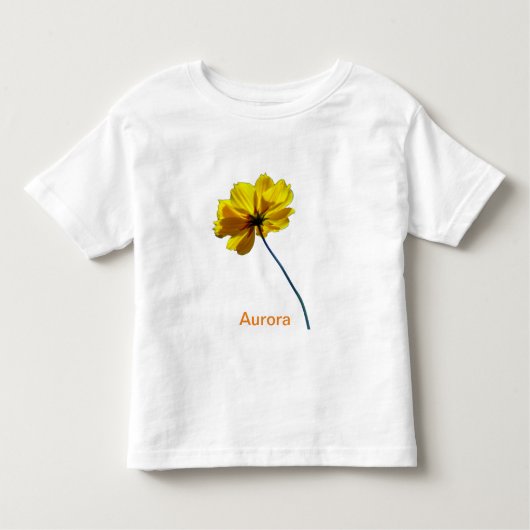 Gelber Coreopsis Kleinkind-T - Shirt (Vorderseite)