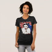 GELBER DONNER-FRAUEN-AMERIKANISCHER UREINWOHNER T-Shirt (Vorne ganz)