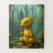 Gelber Drache Puzzle (Vertikal)