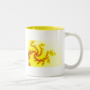 Gelber Drachenbecher Zweifarbige Tasse