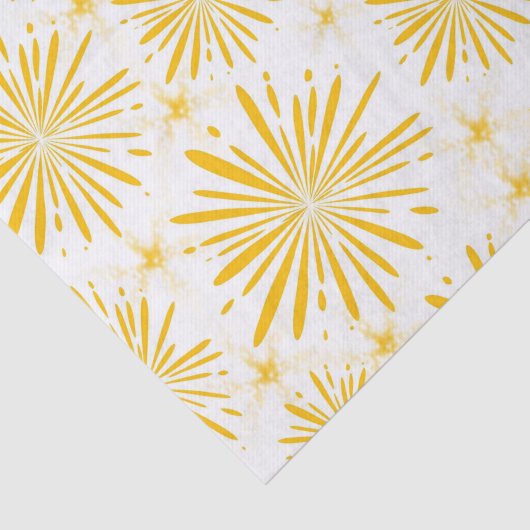 Gelber Druck glatt Seidenpapier (Ausschnitt)