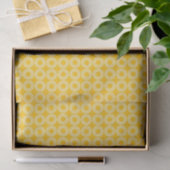 Gelber Druck glatt Seidenpapier (Geschenk)