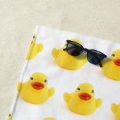 Gelber Ducky GummiQuaken Strandtuch (Beispiel)