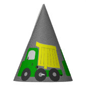 Gelber Dump Truck Partyhütchen (Links)