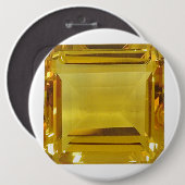 Gelber Edelstein Button (Vorne & Hinten)