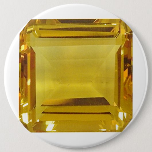 Gelber Edelstein Button (Vorderseite)