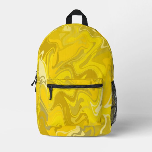 Gelber Ente Bedruckter Rucksack (Vorderseite)
