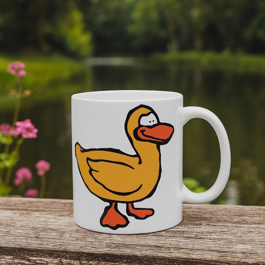 Gelber Ente Kaffeetasse