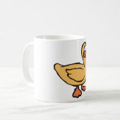Gelber Ente Kaffeetasse (Vorderseite Links)
