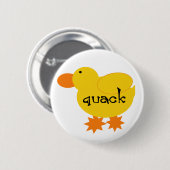 Gelber Enten-Quaken Button (Vorne & Hinten)
