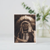 Gelber Eule Postkarte (Stehend Vorderseite)