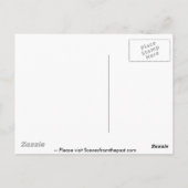 Gelber Eule Postkarte (Rückseite)