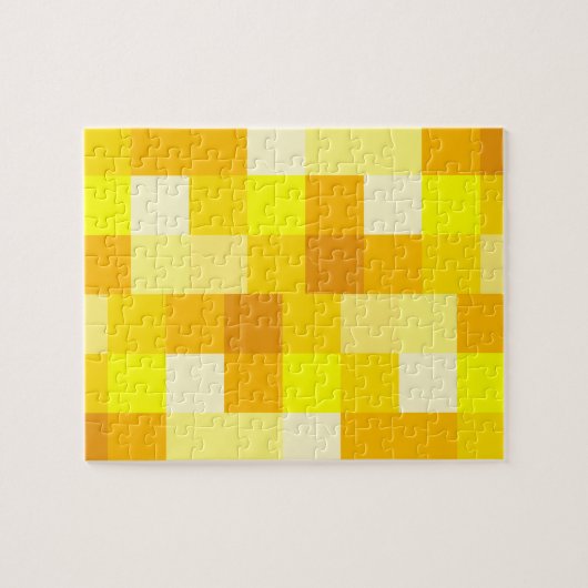 gelber Farbblock Puzzle (Horizontal)
