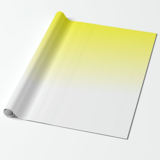 Gelber Farbverlauf Geschenkpapier (Ungerollt)