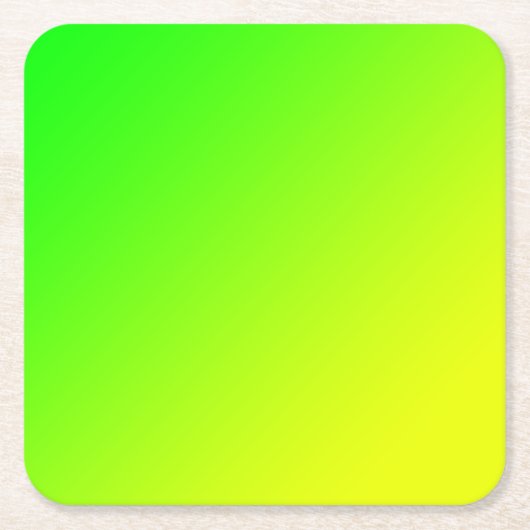 gelber Farbverlauf Rechteckiger Pappuntersetzer (Vorderseite)