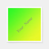 gelber Farbverlauf Serviette (Vorderseite)