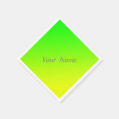 gelber Farbverlauf Serviette (Ecke)