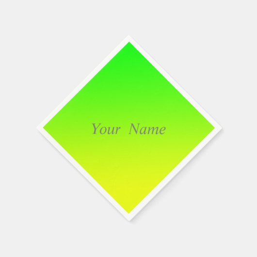 gelber Farbverlauf Serviette (Ecke)