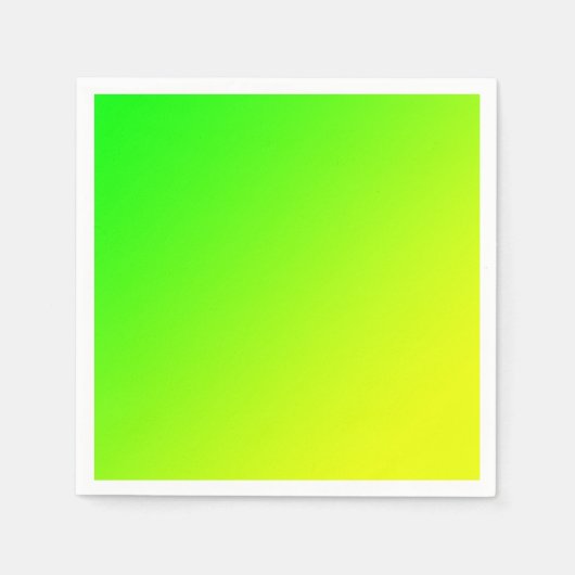 gelber Farbverlauf Serviette (Vorderseite)