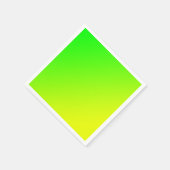 gelber Farbverlauf Serviette (Ecke)