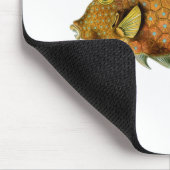 Gelber Fisch Mousepad (Ecke)