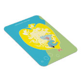 Gelber Fisch Premium Magnet (Rechte Seite)