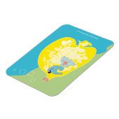 Gelber Fisch Premium Magnet (Linke Seite)