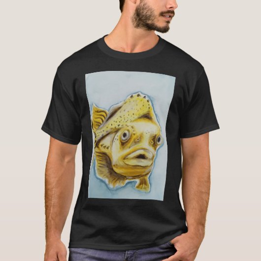 Gelber Fisch T-Shirt (Vorderseite)