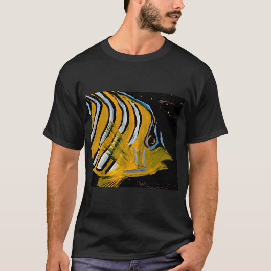 Gelber Fisch T-Shirt (Vorderseite)