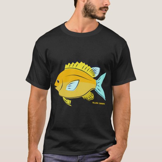 Gelber Fisch T-Shirt (Vorderseite)