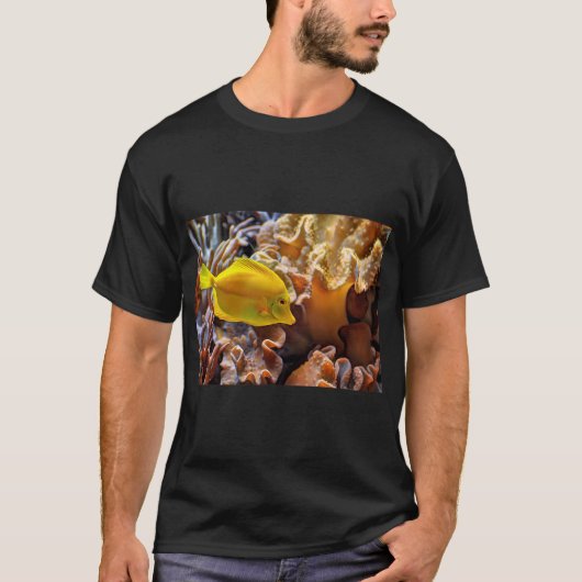 Gelber Fisch T-Shirt (Vorderseite)