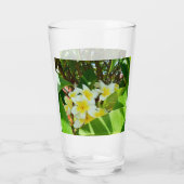 Gelber Frangipani-Baum, Trinkglas Glas (Rückseite)