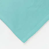 Gelber Frosch auf Lotus Leaf Fleecedecke (Ecke)