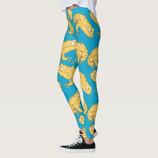 Gelber Frosch Leggings (Links)
