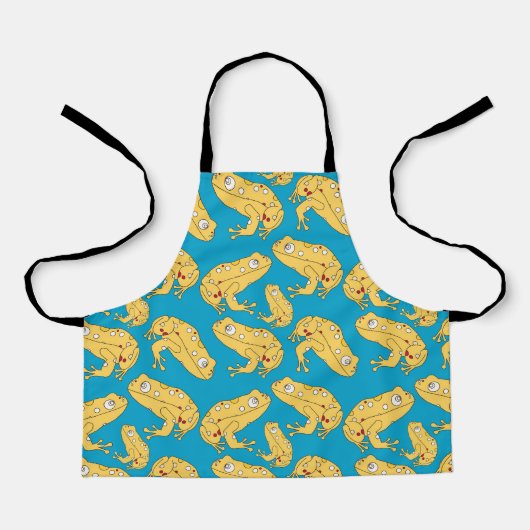 Gelber Frosch Schürze (Vorderseite)